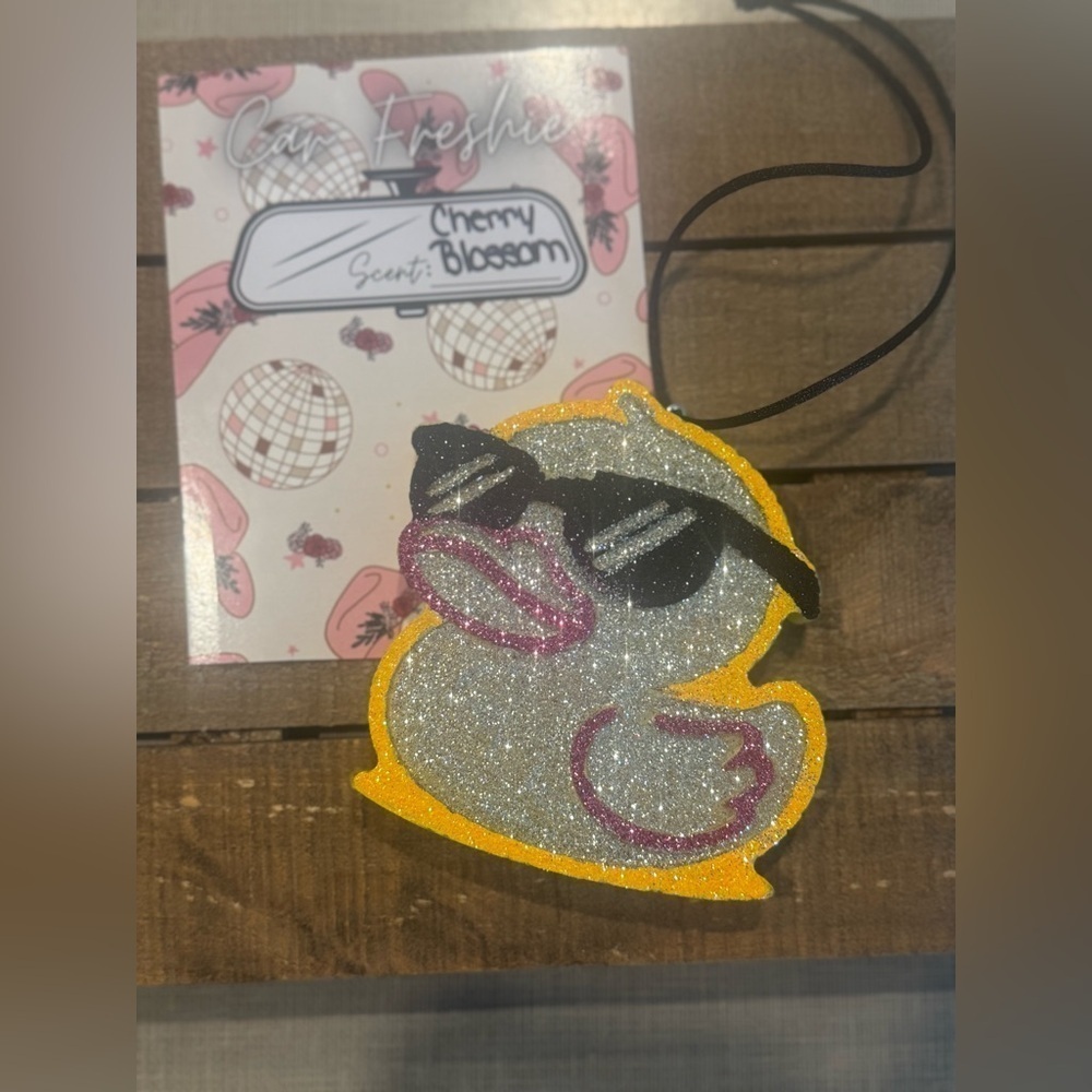 Glitter Duck Car Freshener- FRESHIE